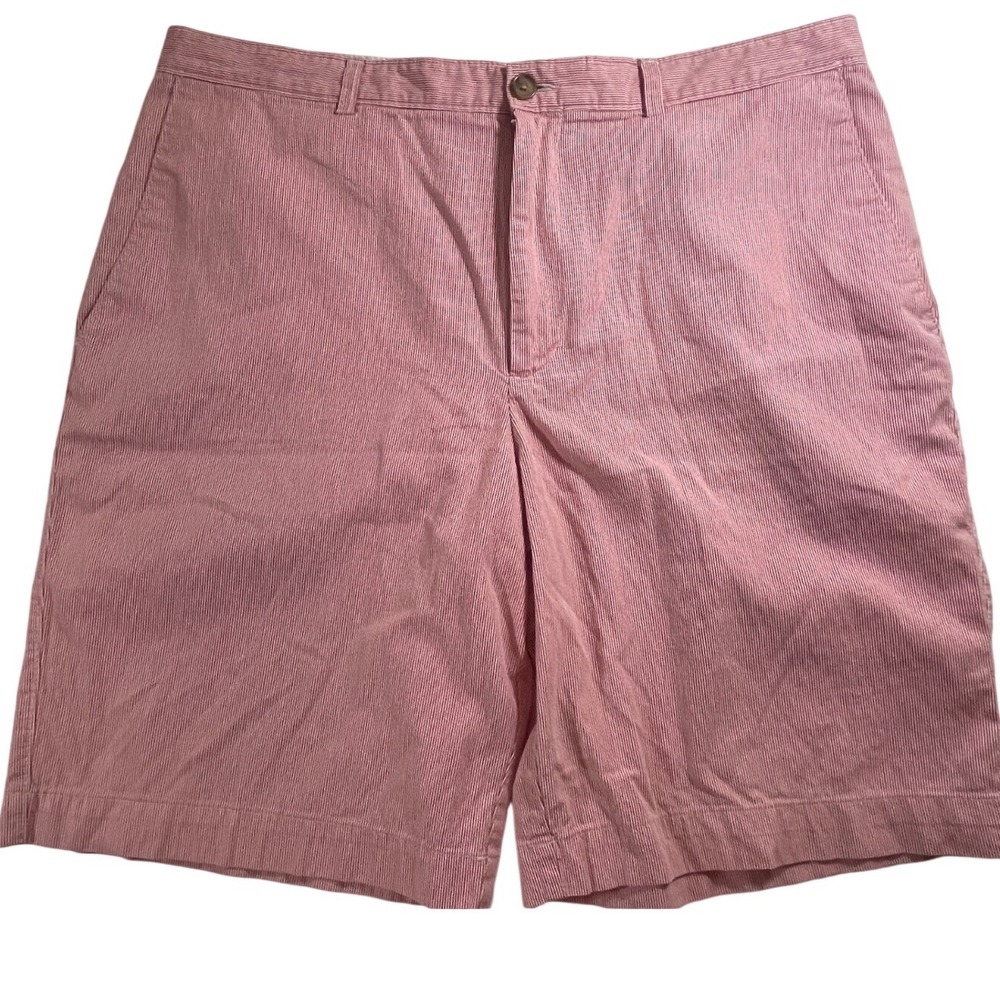 Banana Republic‎ Shorts Red Striped Casual Chino Shorts Size 38